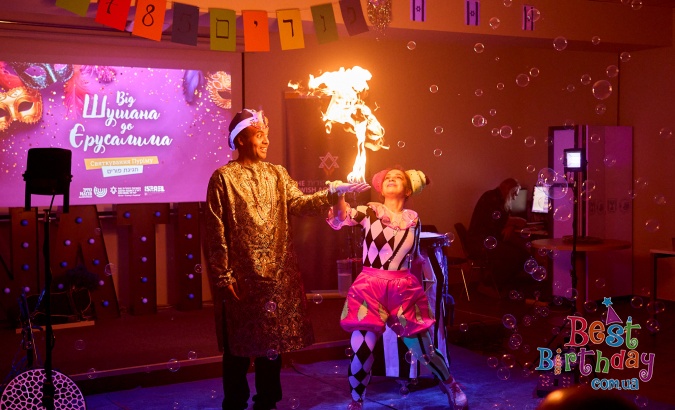 Шоу мильних бульбашок