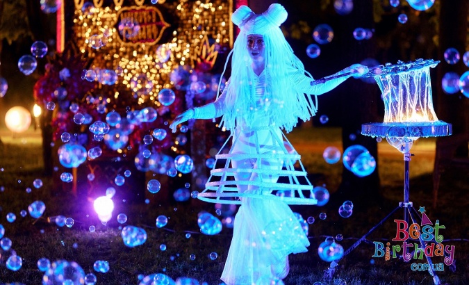 Шоу мильних бульбашок