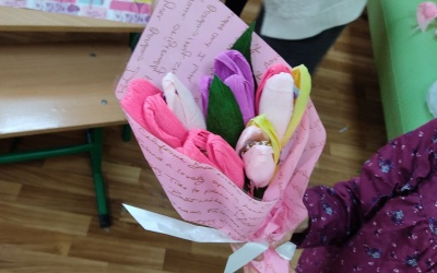 Майстер-клас Букет квітів з цукерками